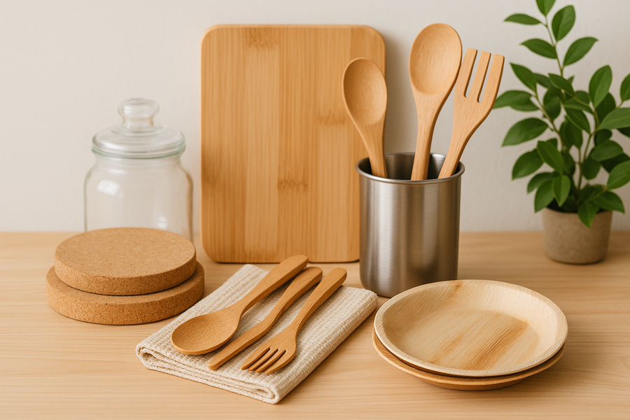🌱 The Best Biodegradable & Eco-Friendly Materials for Your Kitchenware