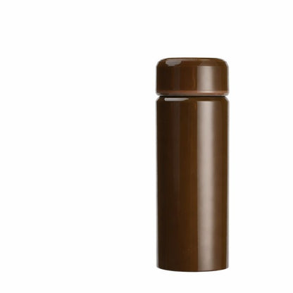 Brown bottle on a white background